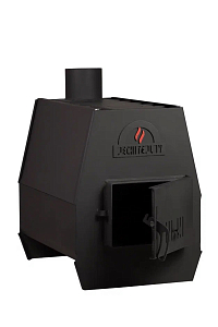 Печь отопительная ПЕЧИТЕПЛОВ-80 (черный)